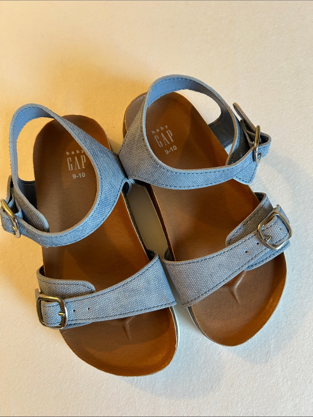 GAP Baby Blue Toddler Buckle Strap Sandals